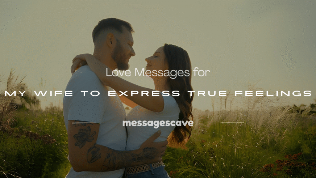 love message to my wife