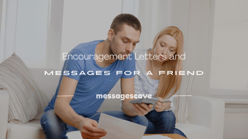 encouragement letter for a friend