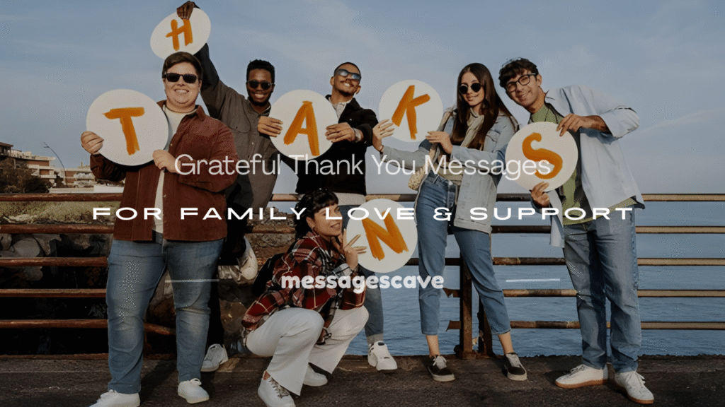 grateful thank you family