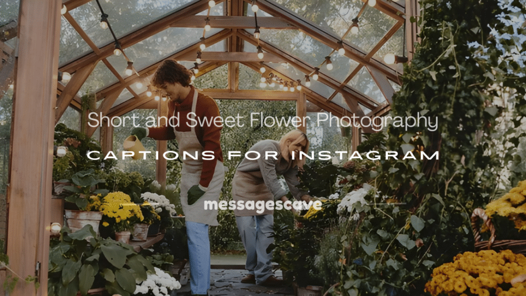 captions on flower photography