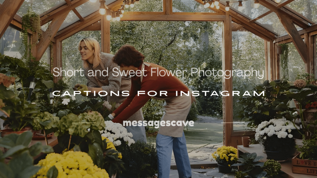 captions on flower photography