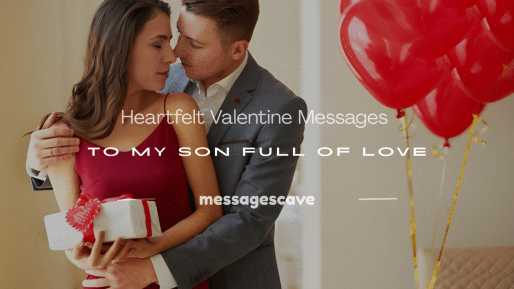 valentine messages to my son