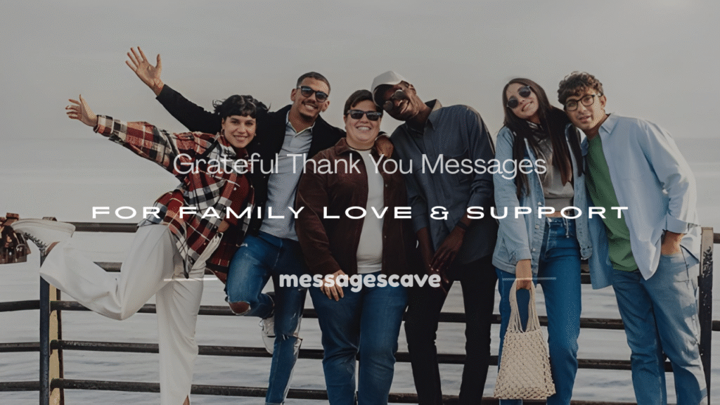 grateful thank you family