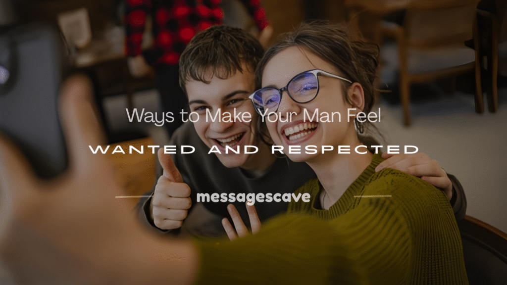 how to make your man feel special