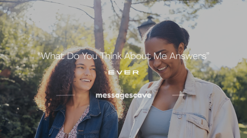 what do you think about me answers