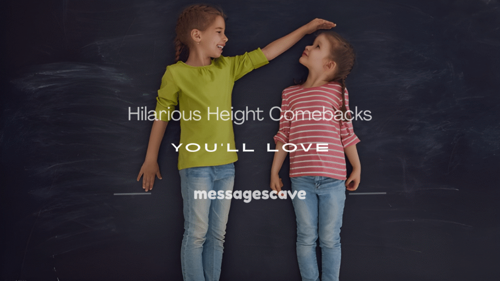 height jokes comebacks